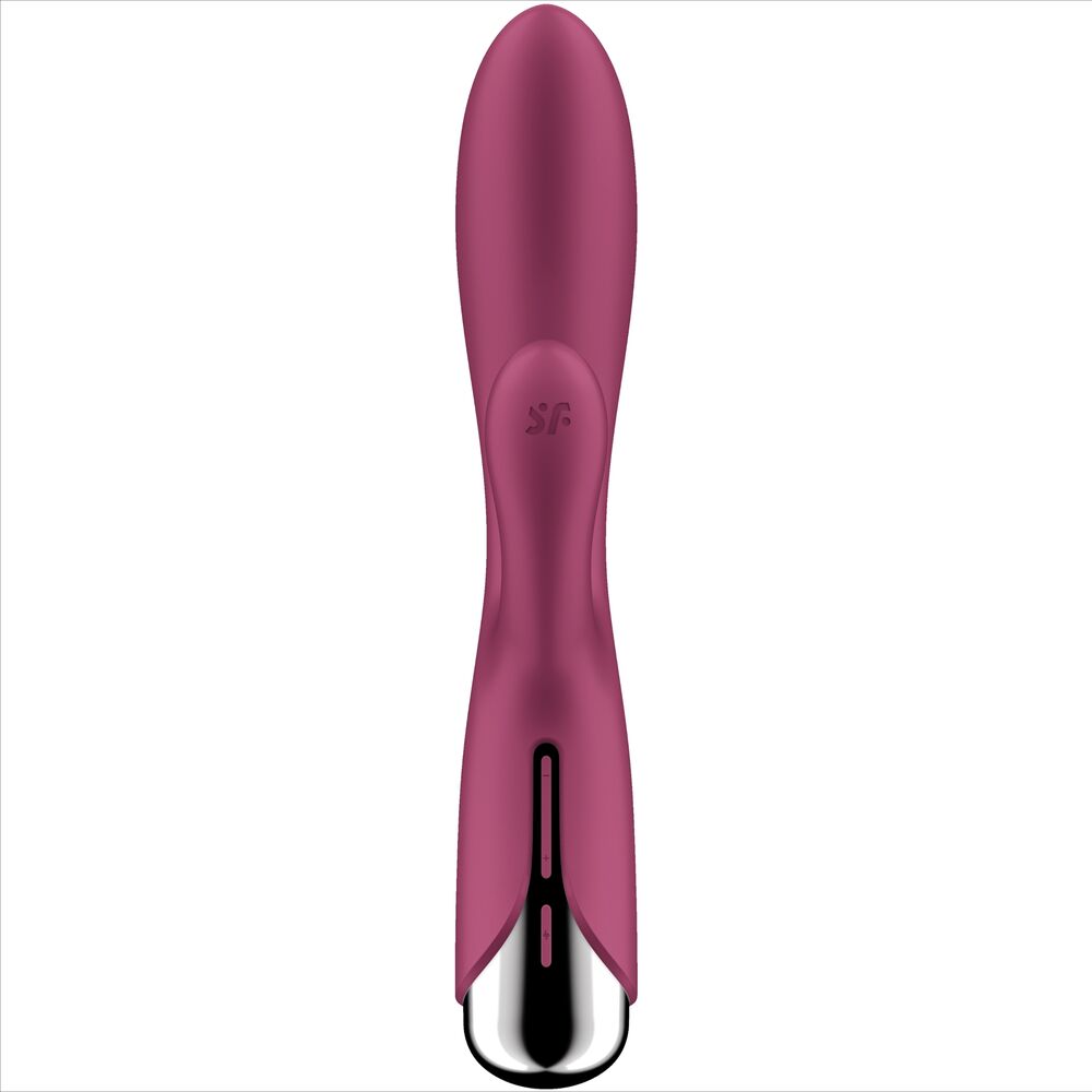 SATISFYER - SPINNING RABBIT 1 ESTIMULACION CLITORIS Y PUNTO G ROJO - Sensualia
