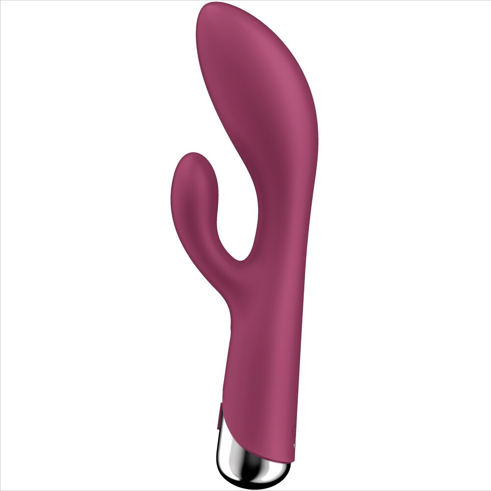 SATISFYER - SPINNING RABBIT 1 ESTIMULACION CLITORIS Y PUNTO G ROJO - Sensualia