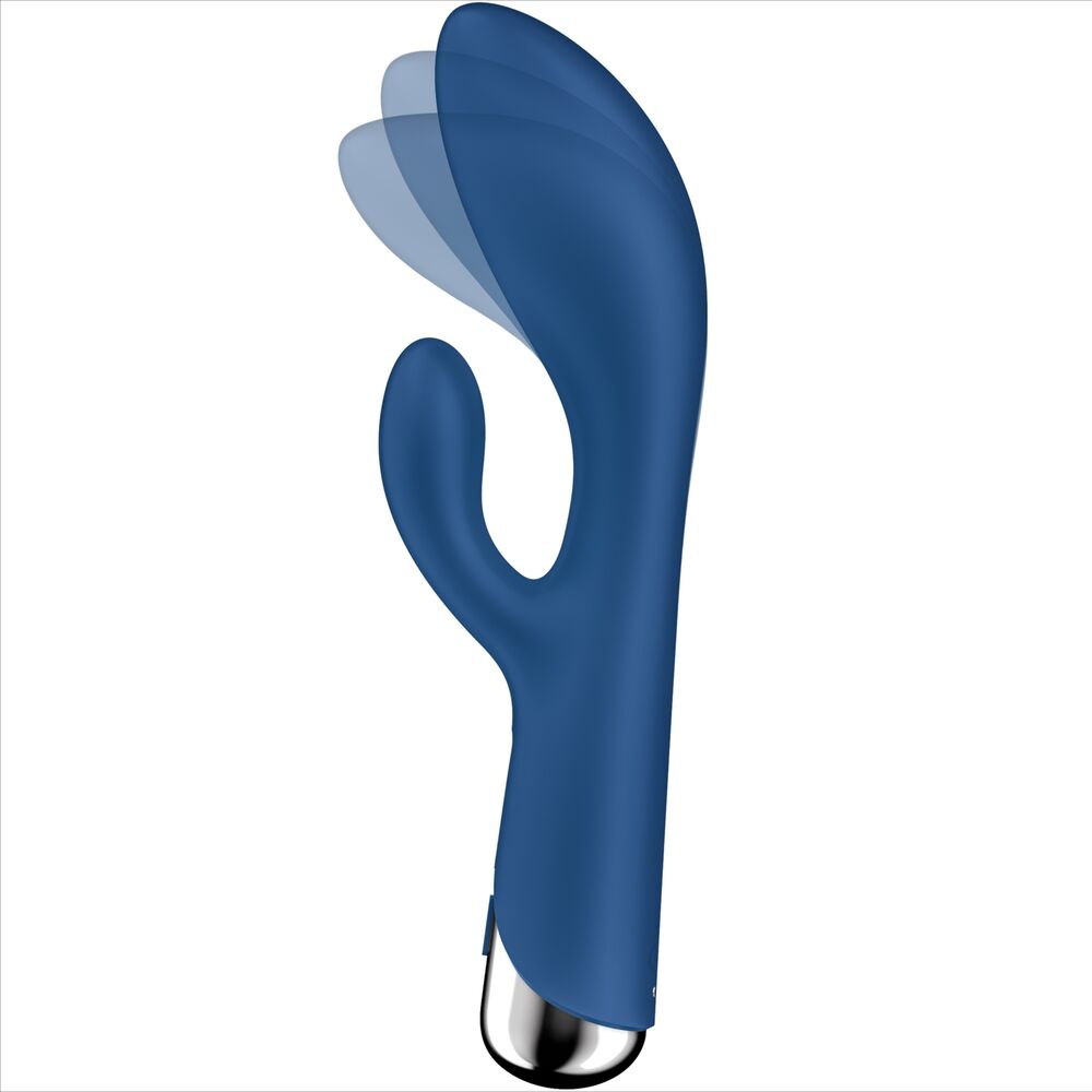 SATISFYER - SPINNING RABBIT 1 ESTIMULACION CLITORIS Y PUNTO G ROJO - Sensualia