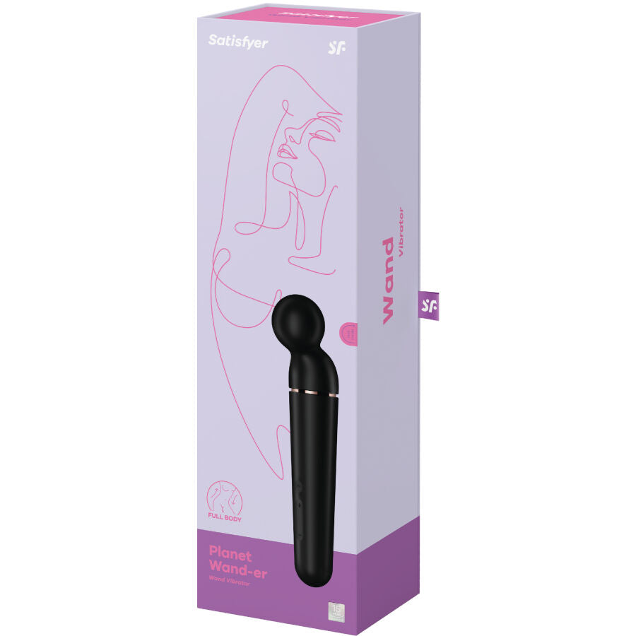 SATISFYER - PLANET WAND-ER VIBRATEUR MASSAGER BERRY - Sensualia