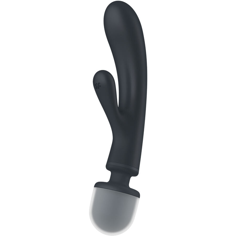 SATISFYER - TRIPLE LOVER MASAJEADOR VIBRADOR RABBIT ROSA - Sensualia