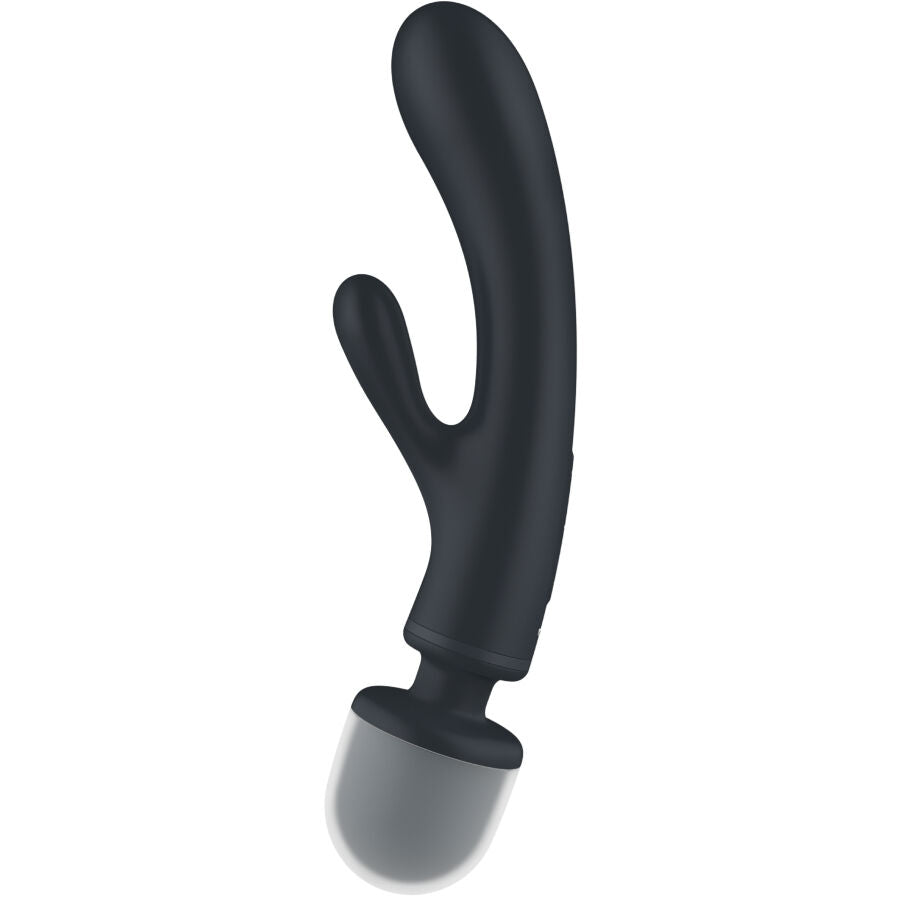 SATISFYER - TRIPLE LOVER MASAJEADOR VIBRADOR RABBIT ROSA - Sensualia