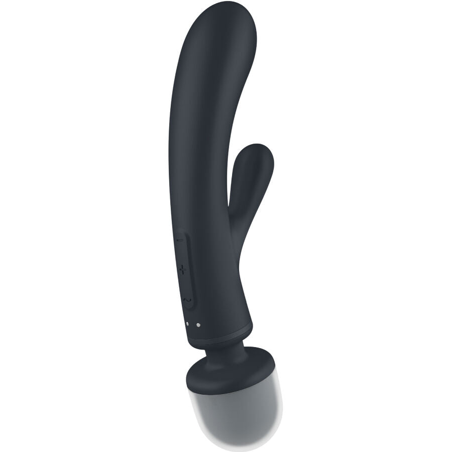 SATISFYER - TRIPLE LOVER MASAJEADOR VIBRADOR RABBIT ROSA - Sensualia