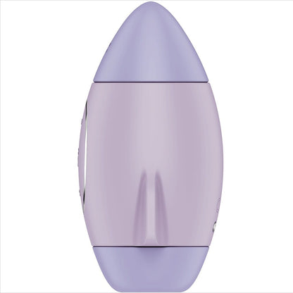 SATISFYER - MISSION CONTROL PETIT VIBRATEUR  DOUBLE IMPULSION LILAS - Sensualia