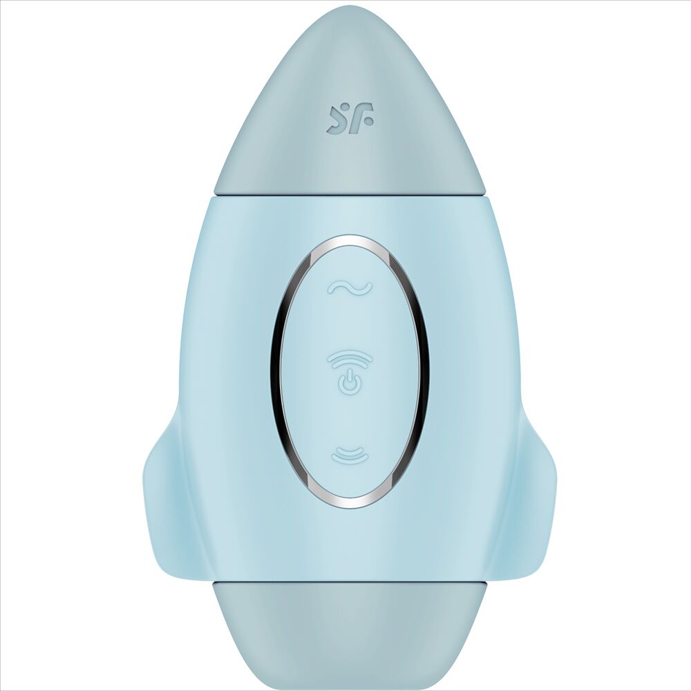 SATISFYER - MISSION CONTROL PETIT VIBRATEUR  DOUBLE IMPULSION LILAS - Sensualia