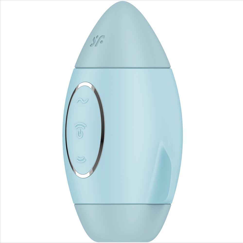 SATISFYER - MISSION CONTROL PETIT VIBRATEUR  DOUBLE IMPULSION LILAS - Sensualia