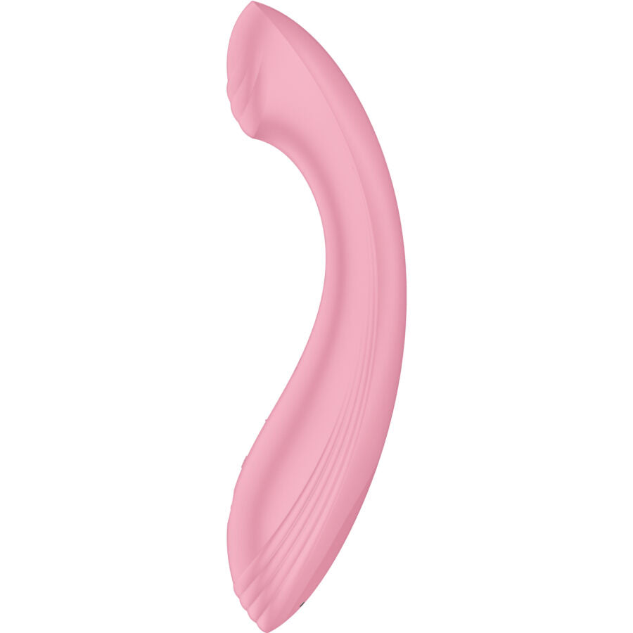SATISFYER - STIMULATEUR VIBRATEUR G-FORCE G-SPOT ROSE - Sensualia