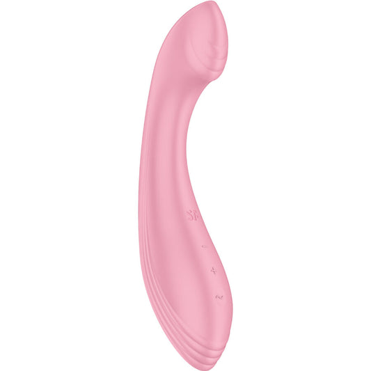 SATISFYER - STIMULATEUR VIBRATEUR G-FORCE G-SPOT ROSE - Sensualia