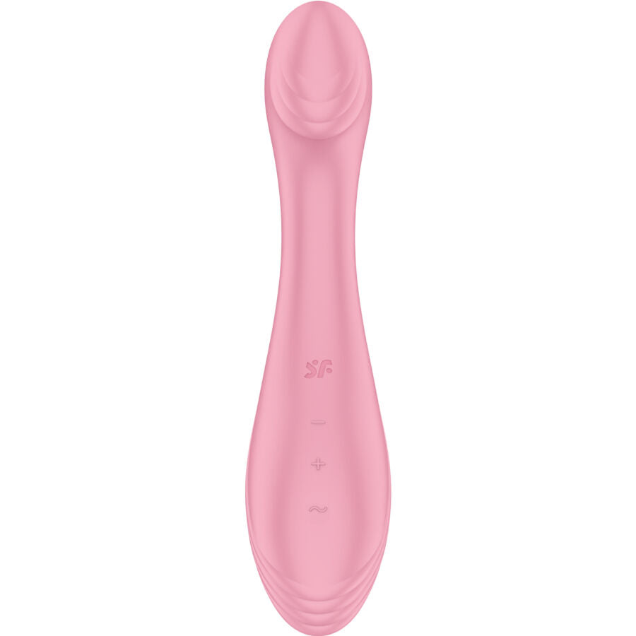 SATISFYER - STIMULATEUR VIBRATEUR G-FORCE G-SPOT ROSE - Sensualia