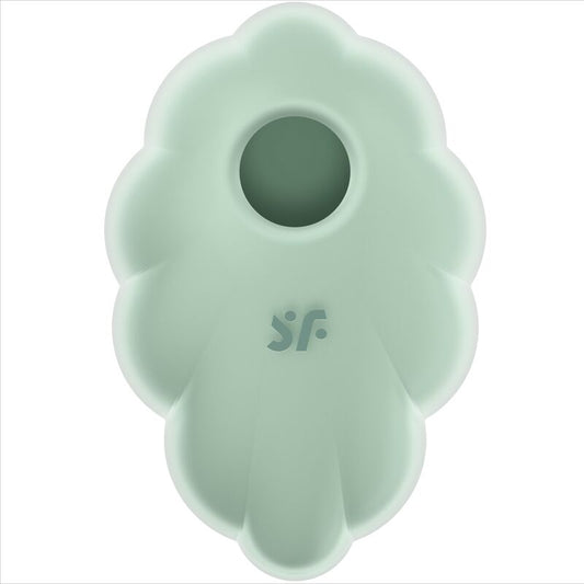 SATISFYER - VIBRATEUR CLOUD DANCER VERT AIR PULSE - Sensualia