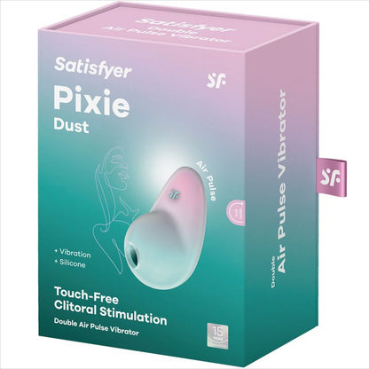 SATISFYER - STIMULATEUR PIXIE DUST LILAS AIR PLUSE - Sensualia