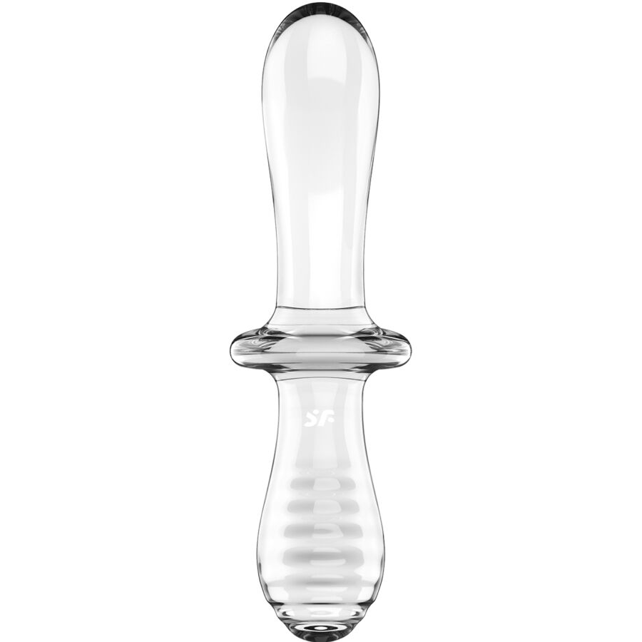SATISFYER - GODE DOUBLE CRISTAL TRANSPARENT - Sensualia