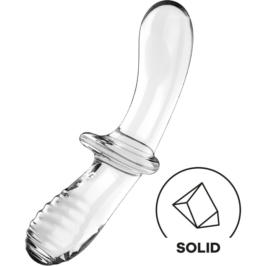 SATISFYER - GODE DOUBLE CRISTAL TRANSPARENT - Sensualia
