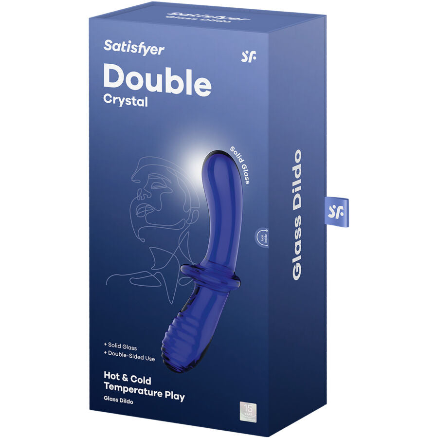 SATISFYER - GODE DOUBLE CRISTAL TRANSPARENT - Sensualia
