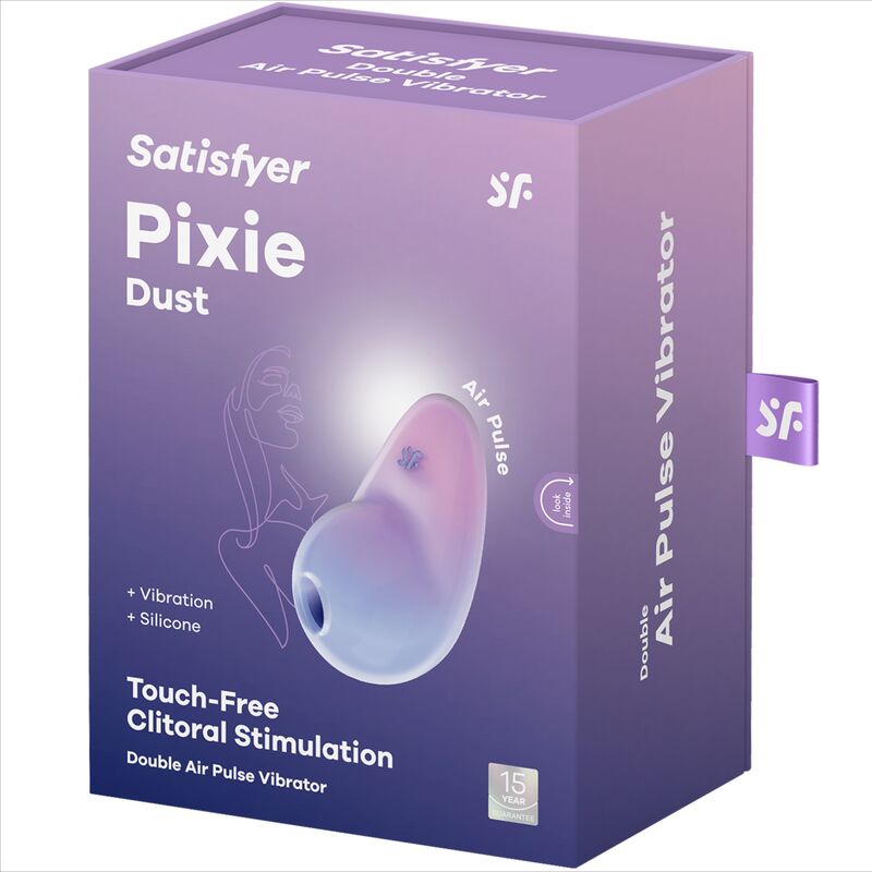 SATISFYER - STIMULATEUR PIXIE DUST LILAS AIR PLUSE - Sensualia