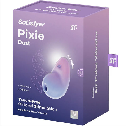 SATISFYER - STIMULATEUR PIXIE DUST LILAS AIR PLUSE - Sensualia