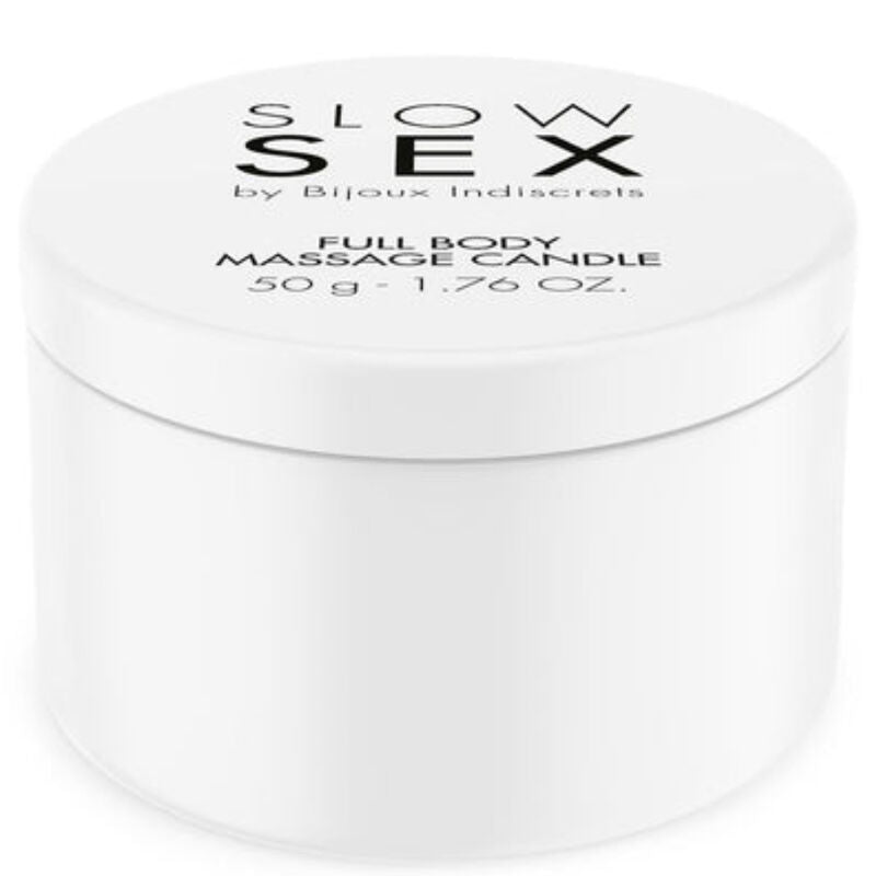 BIJOUX - SLOW SEX BOUGIE DE MASSAGE CORPS 50 G - Sensualia