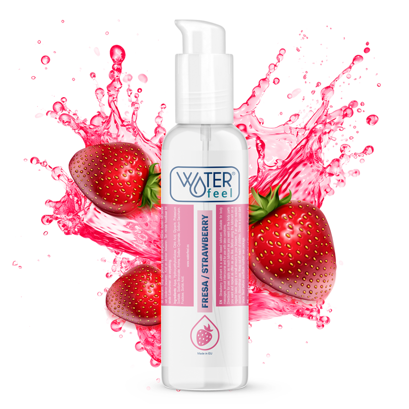 WATERFEEL - LUBRIFIANT À BASE D'EAU DE FRAISE 175 ML - Sensualia
