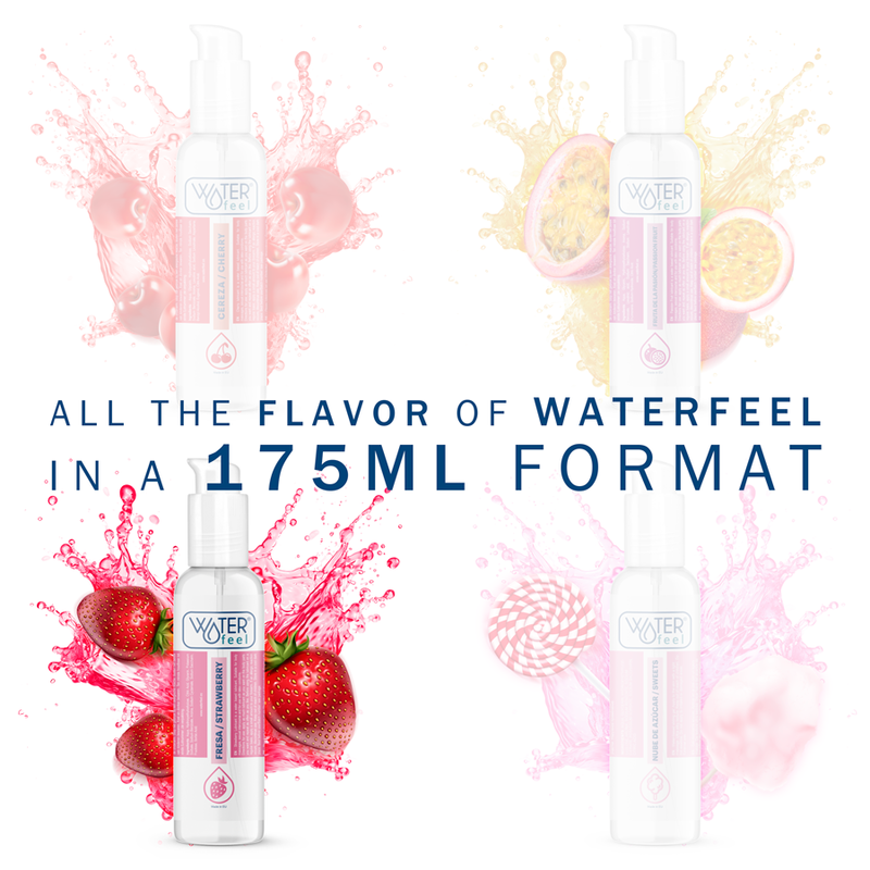 WATERFEEL - LUBRIFIANT À BASE D'EAU DE FRAISE 175 ML - Sensualia