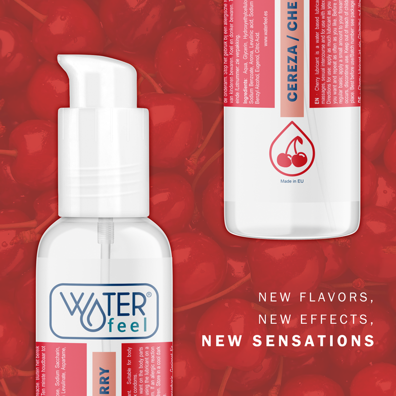 WATERFEEL - LUBRIFIANT CERISE 175 ML - Sensualia