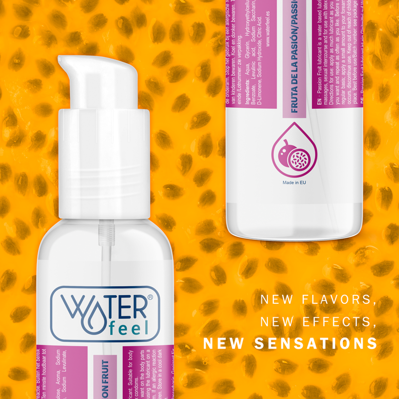 WATERFEEL - LUBRIFIANT À BASE D'EAU AUX FRUITS DE LA PASSION 175 ML - Sensualia