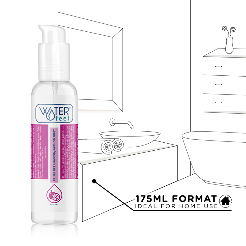 WATERFEEL - LUBRIFIANT À BASE D'EAU AUX FRUITS DE LA PASSION 175 ML - Sensualia