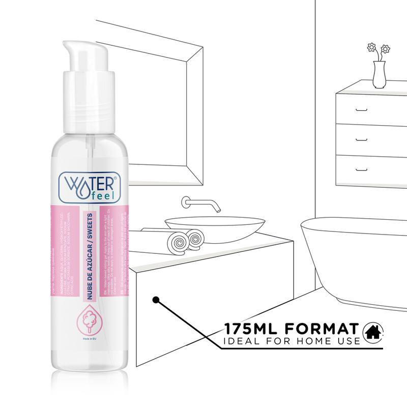 WATERFEEL - LUBRIFIANT NUAGE DE SUCRE 175 ML - Sensualia