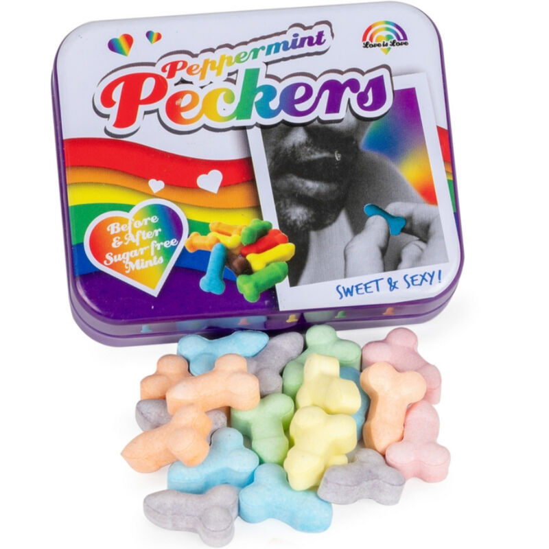 SPENCER & FLEETWOOD - BONBON ARC-EN-CIEL À LA MENTHE PECKERS - Sensualia