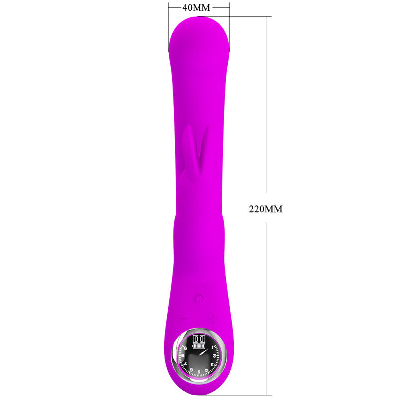 PRETTY LOVE - VIBRATEUR LAMAR LAPIN ET SPOT G VIOLET - Sensualia