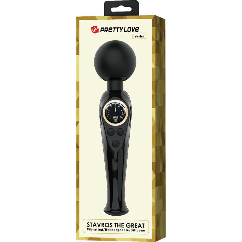 PRETTY LOVE - BAGUETTE VIBRATEUR SKYLER NOIR - Sensualia