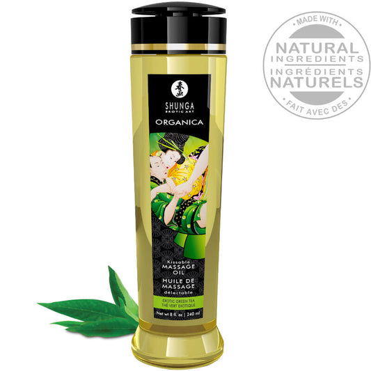SHUNGA - HUILE DE MASSAGE BIO THÉ VERT 240 ML SHUNGA OILS