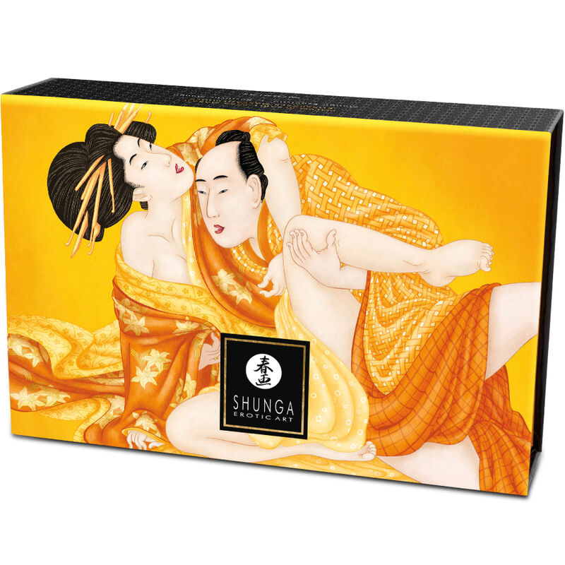 SHUNGA - KIT DE POUDRE DE MASSAGE COMESTIBLE MANGUE - Sensualia