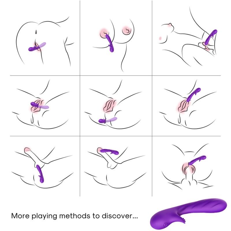 ARMONY - VIBRATEUR ROMANCE AVEC STIMULATEUR VIOLET ARMONY VIBRATORS