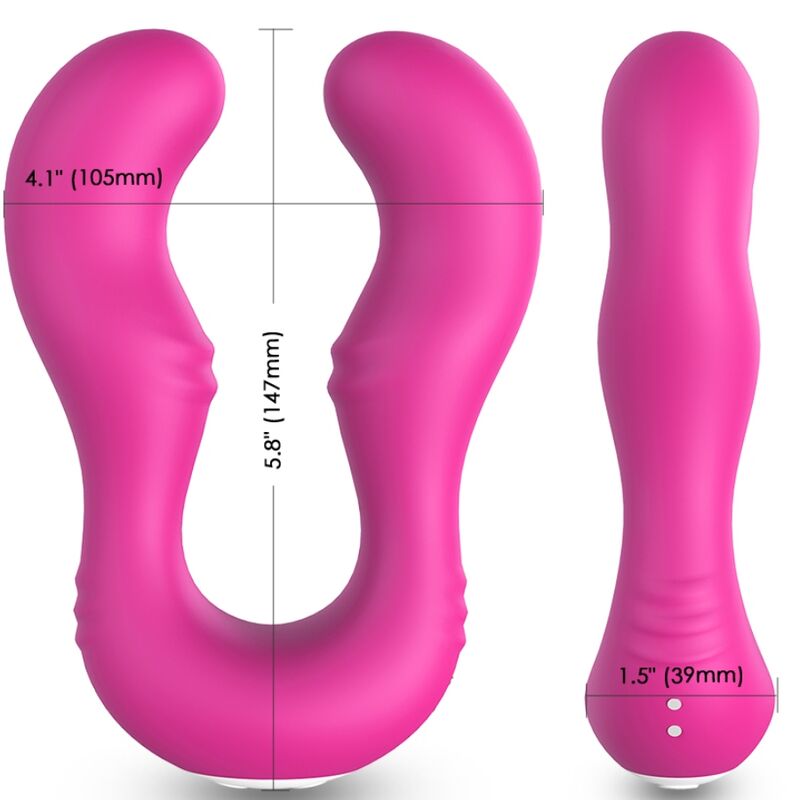 ARMONY - VIBRATEUR SERAPH DOUBLE TÉLÉCOMMANDE FUCHSIA ARMONY VIBRATORS