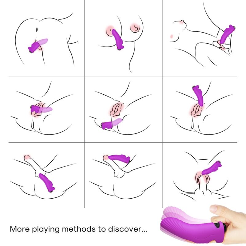 ARMONY - AURORA VIBRATEUR DOIGT VIOLET ARMONY VIBRATORS