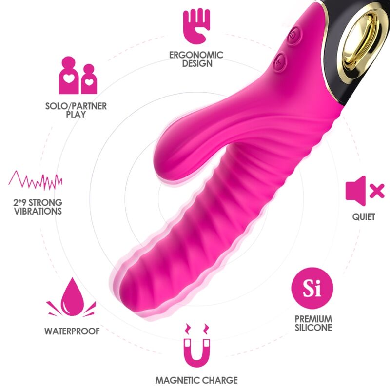 ARMONY - VIBRATEUR ETERNITY SILICONE FUCHSIA ARMONY VIBRATORS