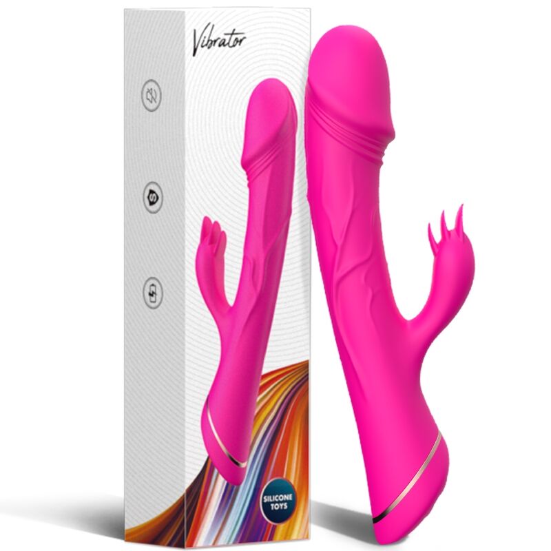 ARMONY - GODE VIBRATEUR LAPIN SILICONE FUCHSIA - Sensualia