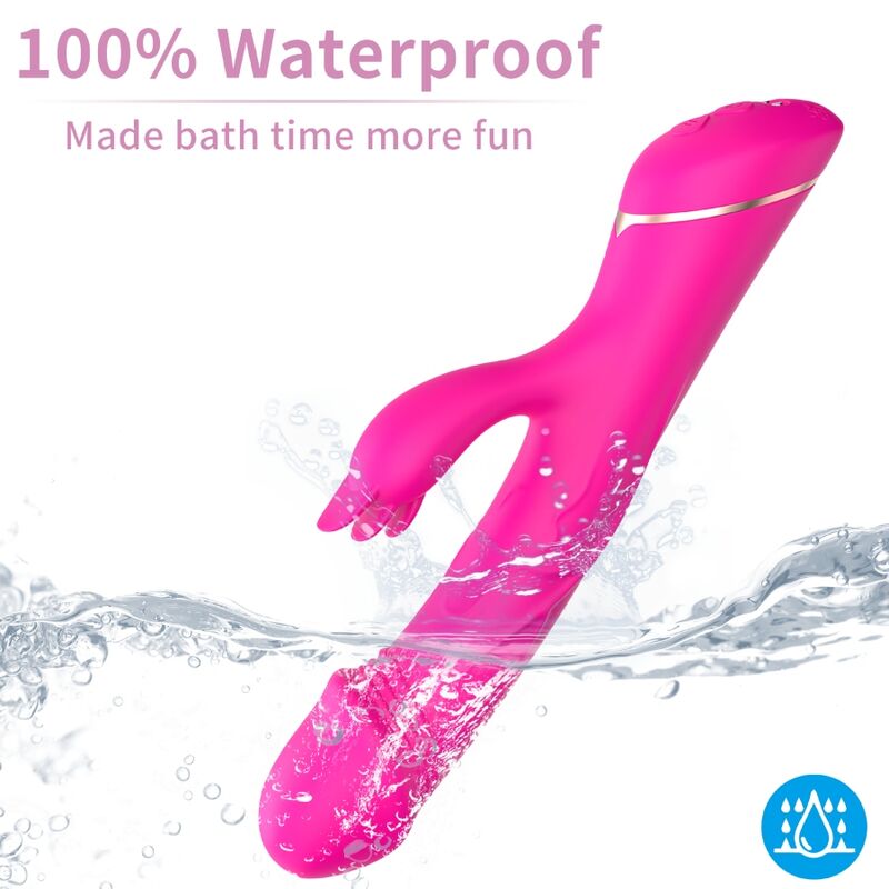 ARMONY - GODE VIBRATEUR LAPIN SILICONE FUCHSIA - Sensualia