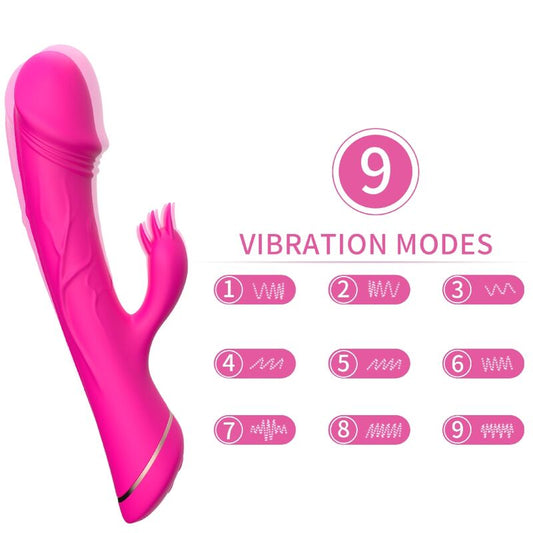 ARMONY - GODE VIBRATEUR LAPIN SILICONE FUCHSIA - Sensualia