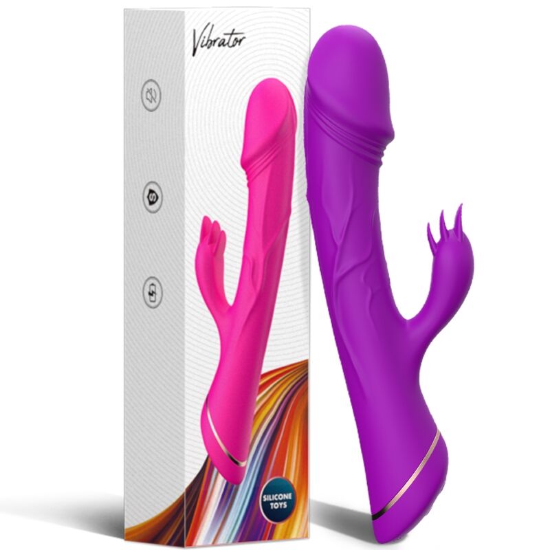 ARMONY - GODE VIBRATEUR LAPIN SILICONE VIOLET - Sensualia