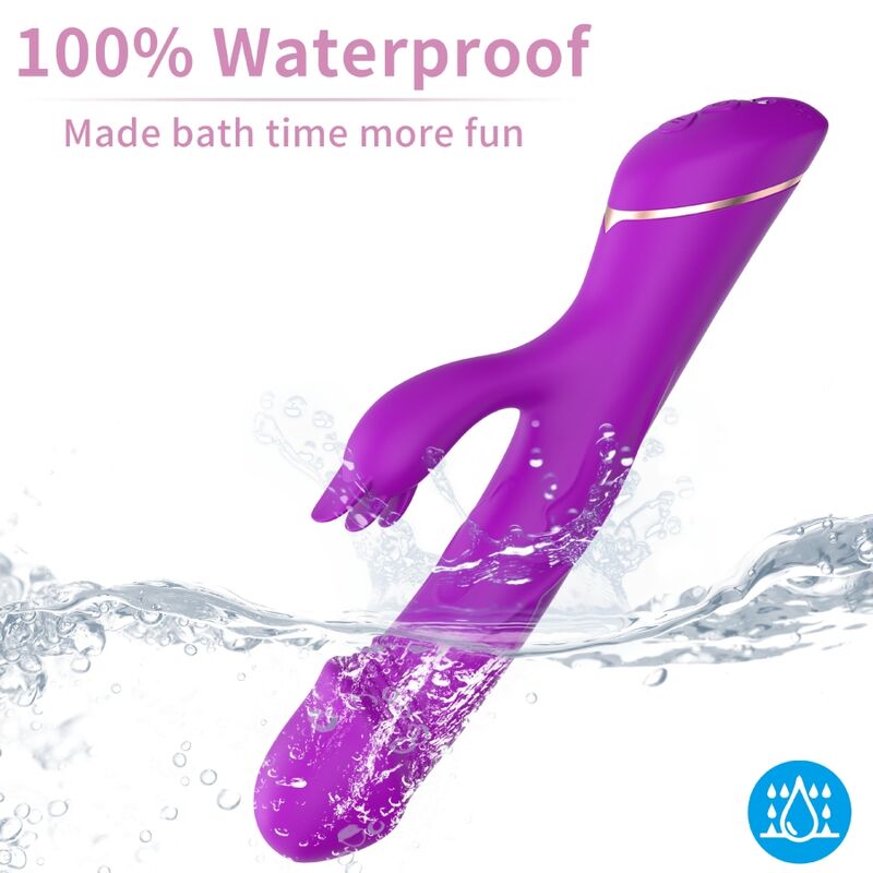 ARMONY - GODE VIBRATEUR LAPIN SILICONE VIOLET - Sensualia