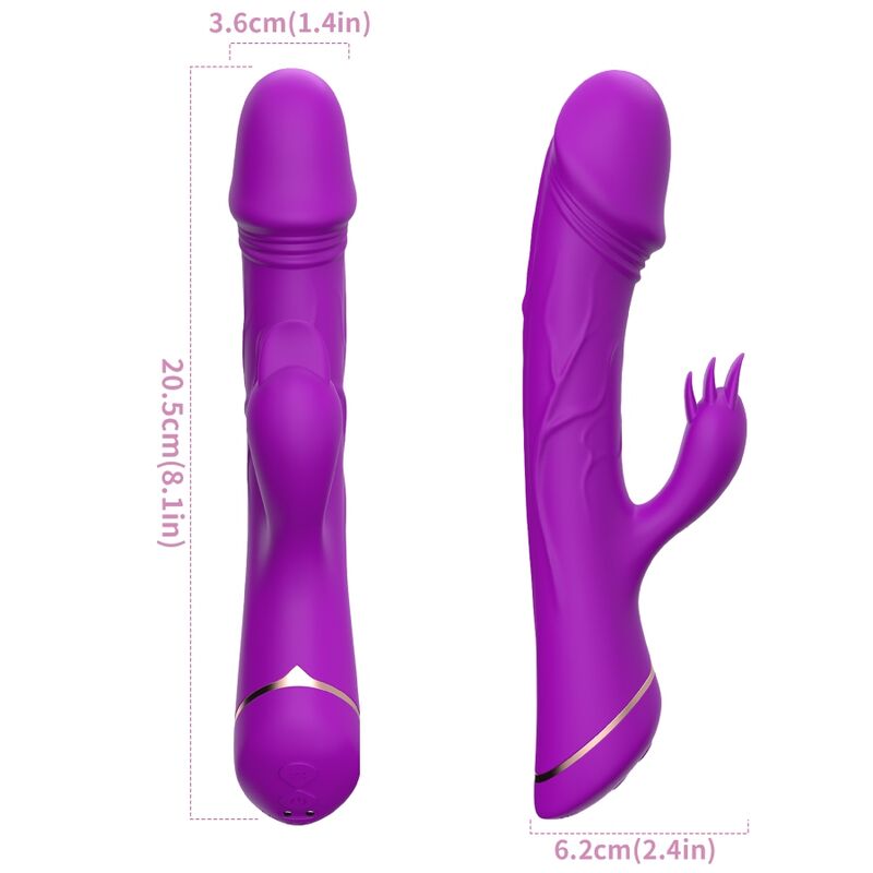 ARMONY - GODE VIBRATEUR LAPIN SILICONE VIOLET - Sensualia