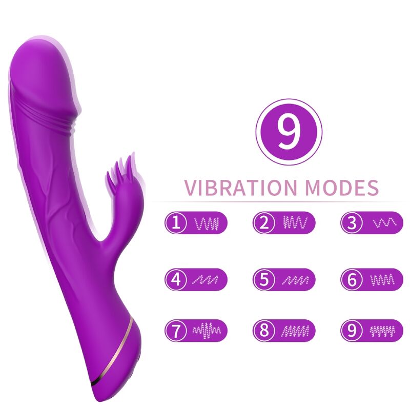 ARMONY - GODE VIBRATEUR LAPIN SILICONE VIOLET - Sensualia