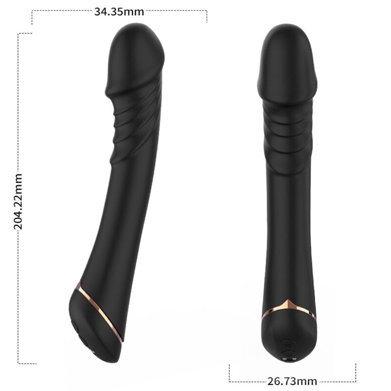 ARMONY - GODE VIBRATEUR SILICONE NOIR - Sensualia