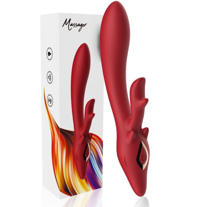 ARMONY - VIBRATEUR ELK RABBIT COURBE ROUGE - Sensualia