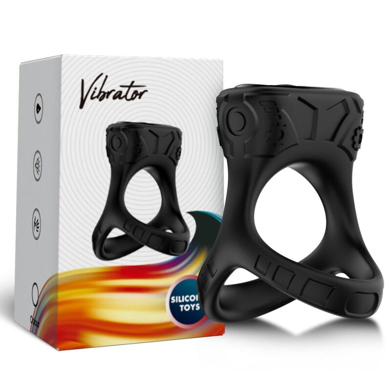 ARMONY - ANNEAU VIBRATEUR & MULTIPOSITION NOIR ARMONY FOR HIM