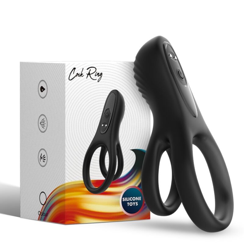 ARMONY - VIBRATEUR DOUBLE ANNEAU NOIR ARMONY FOR HIM