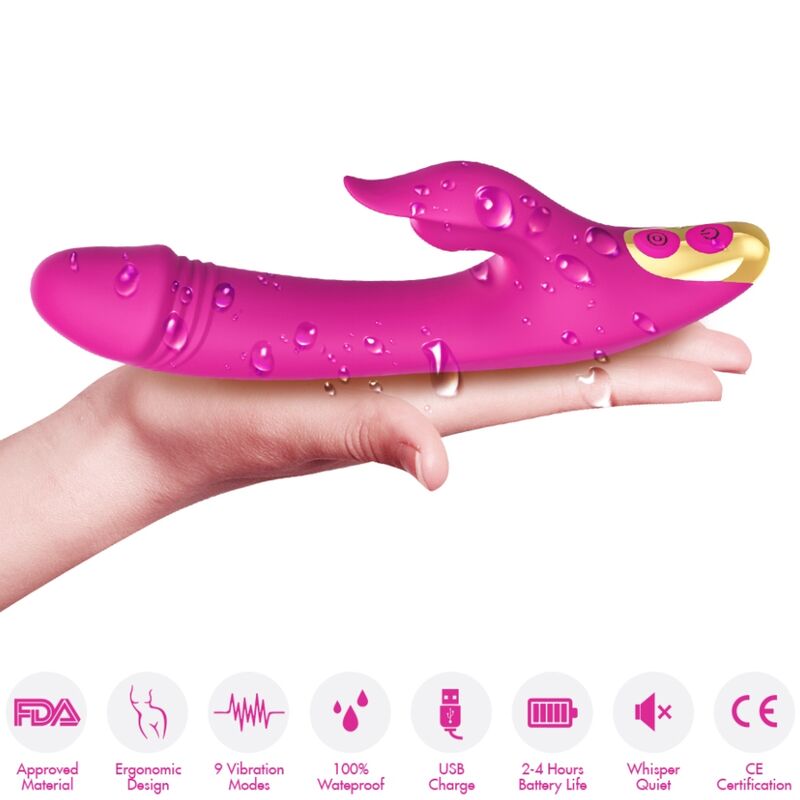 ARMONY - AMANT LICKING VIBRANT CLITO ET POINT G FUCHSIA ARMONY STIMULATORS
