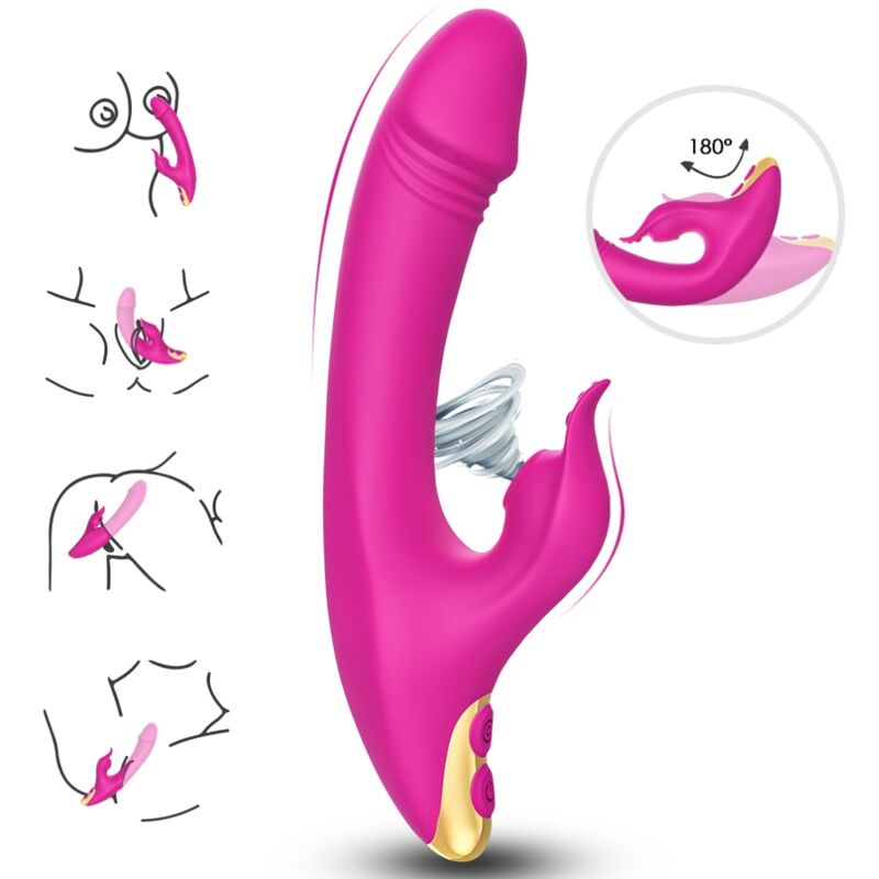 ARMONY - AMANT LICKING VIBRANT CLITO ET POINT G FUCHSIA ARMONY STIMULATORS