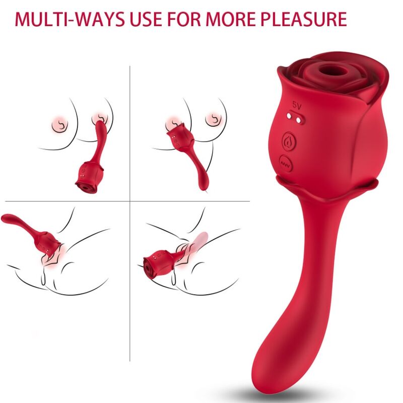 ARMONY - ROSELOVER LICKING VIBRANT CLITO & STIMULATEUR ROUGE ARMONY STIMULATORS